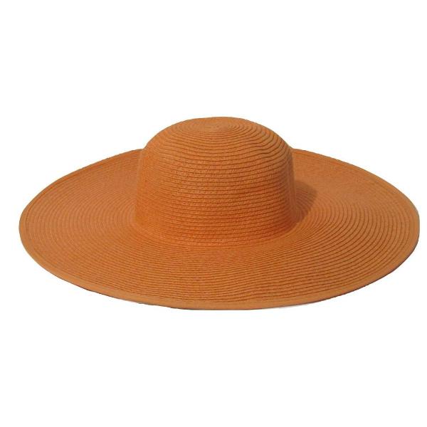 chapéu de praia feminino laranja