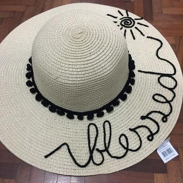chapéu de praia personalizado