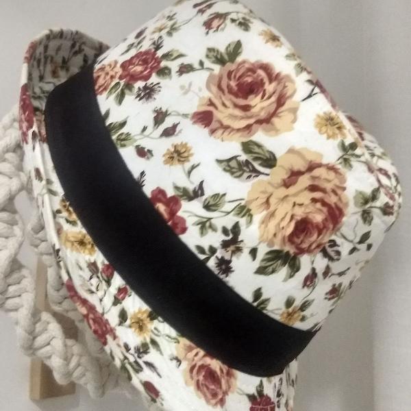 chapéu floral