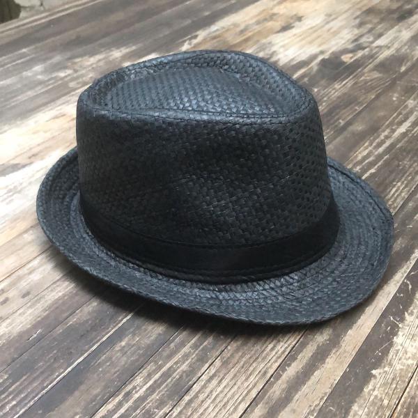 chapéu malandro carioca cinza escuro aro 58