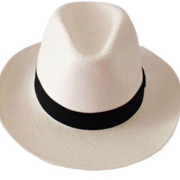 chapéu panamá clássico top logo unissex