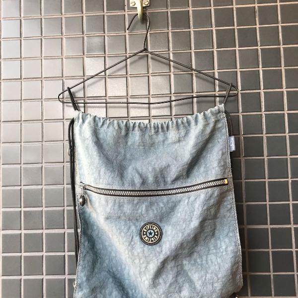 gym bag azul clara kipling
