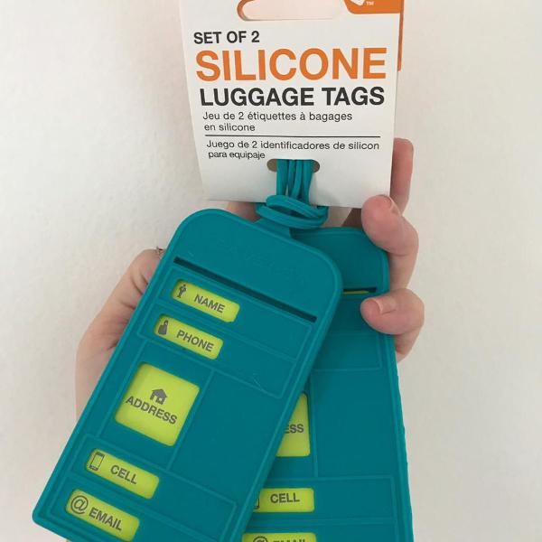 identificadores de silicone para bagagem