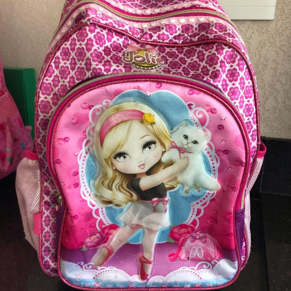 mala / mochila escolar bailarina