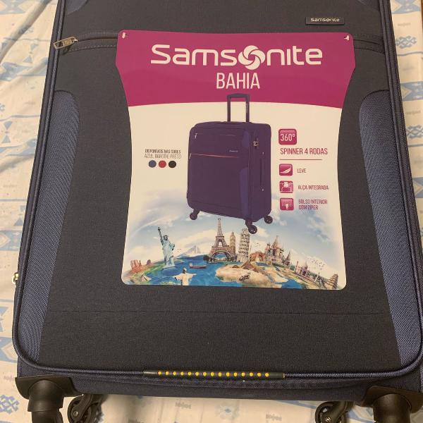 mala samsonite grande azul