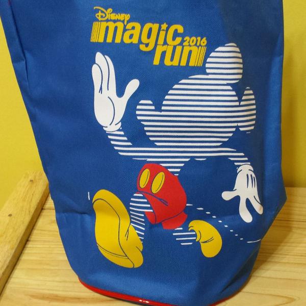 sacola de corrida disney magic run azul