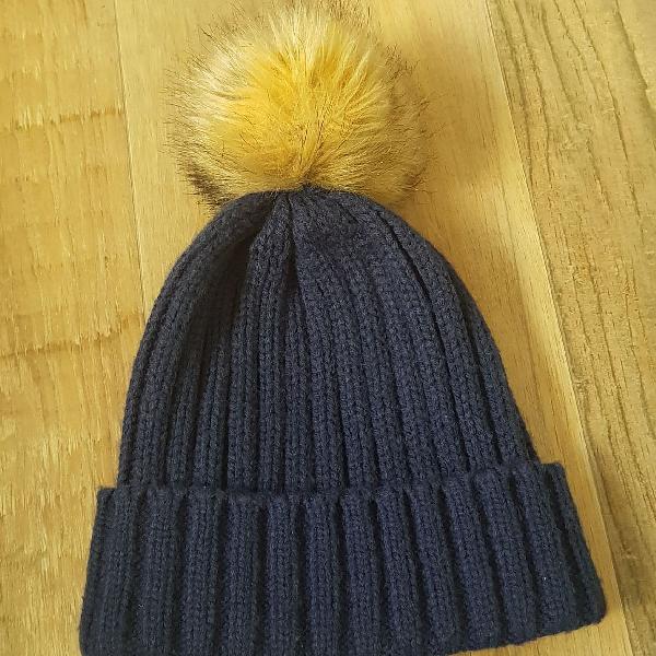 touca de inverno pom pom