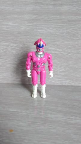 Boneco antigo Power Ranger rosa