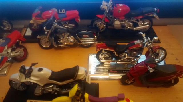 Coleção motos miniatura