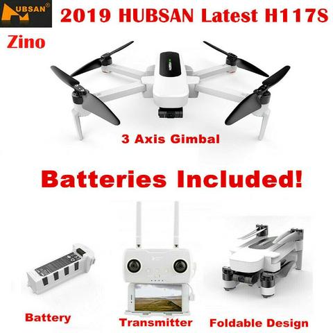Drone Hubsan Zino H117S Seminovo Com 2 Baterias + Cartão Sd