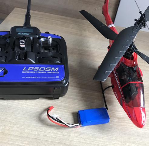 Helicóptero BLADE CX2 com Rádio Spektrum