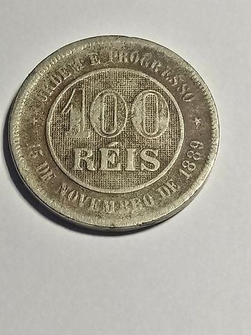 Rara moeda de 100 réis