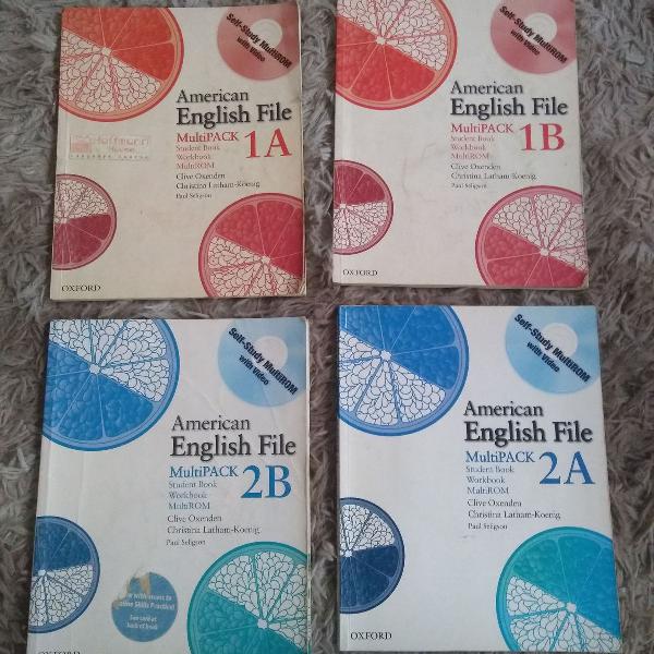 4 livros american english file