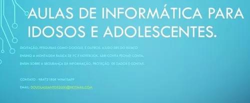 Aulas Para Idosos E Adolescentes..