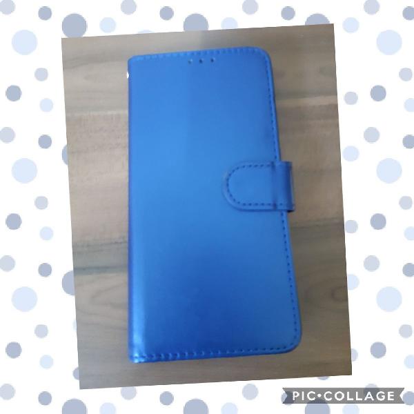 Case Carteira Azul Para Samsung A30