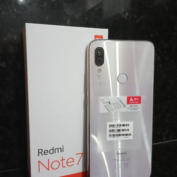 Celular Xiaomi Redmi note 7 Branco 64gb 4gb ram