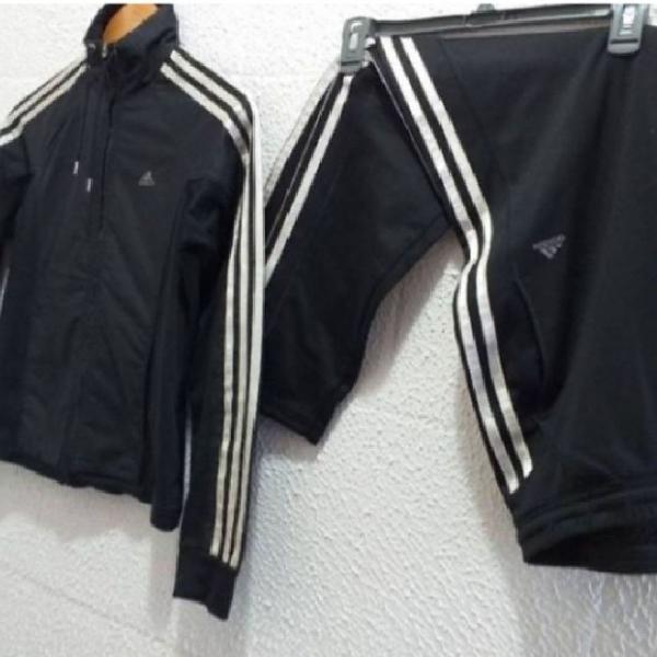 Conjunto Adidas ClimaLite - ORIGINAL! listras peroladas!