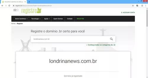 Domínio À Venda: Londrinanews.com.br