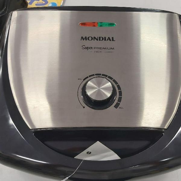 GRILL MONDIAL 03 NOVO NA CAIXA