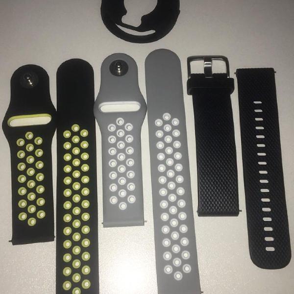 Kit Pulseiras Silicone Garmin Vivoactive 3 - Forerunner 645