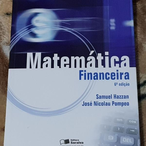 LIVRO MATEMÁTICA FINANCEIRA 6ª ED SAMUEL HAZZAN JOSÉ