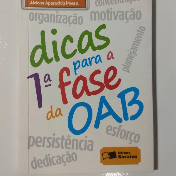 Livro Dicas para a 1a fase da OAB