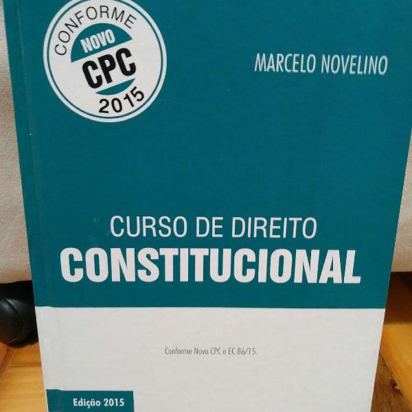 Livro de Direito Constitucional Marcelo Novelino 2015