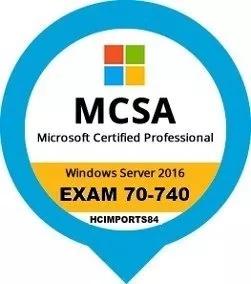 Pacote 3 Simulados 70-740/ 70-741/ 70-742 Mcsa Windows 2016