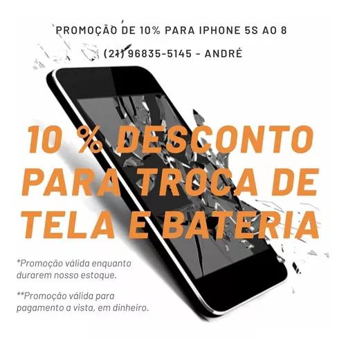 Troca De Frontal E Bateria iPhone 5s Ao 8