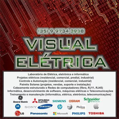 Visual Elétrica - Projetos, Instalações, Máquinas, Etc.