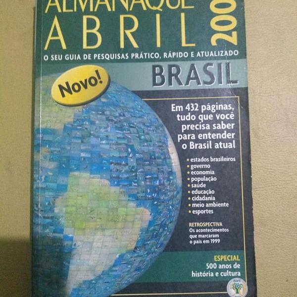 almanaque abril 2000 brasil - editora abril