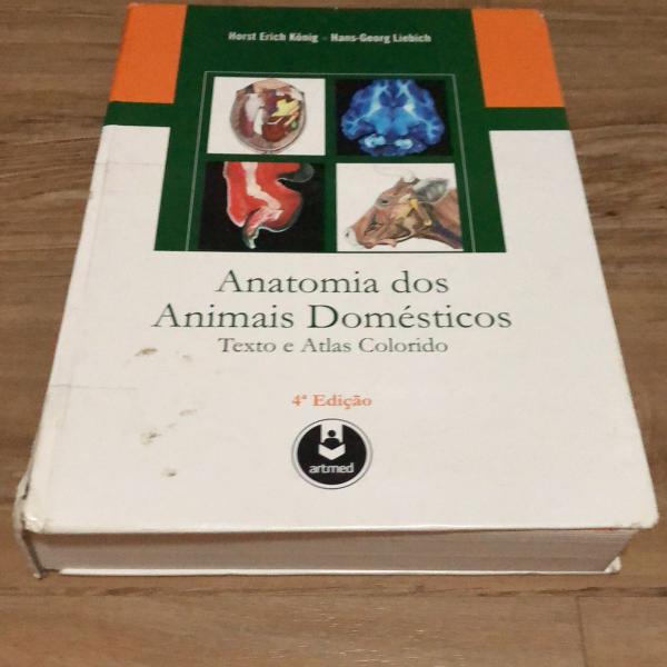anatomia dos animais domésticos texto e atlas colorido