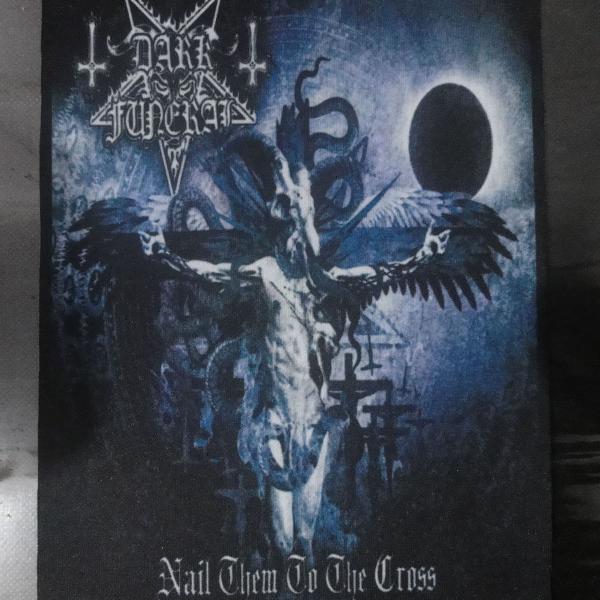 backpatch dark funeral - nail them to the cross - 28x20