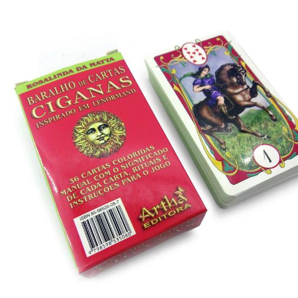 baralho cigano lenormand com 36 cartas