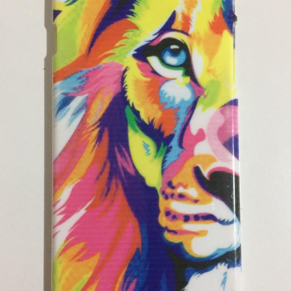 case leão aquarela iphone 6/6s