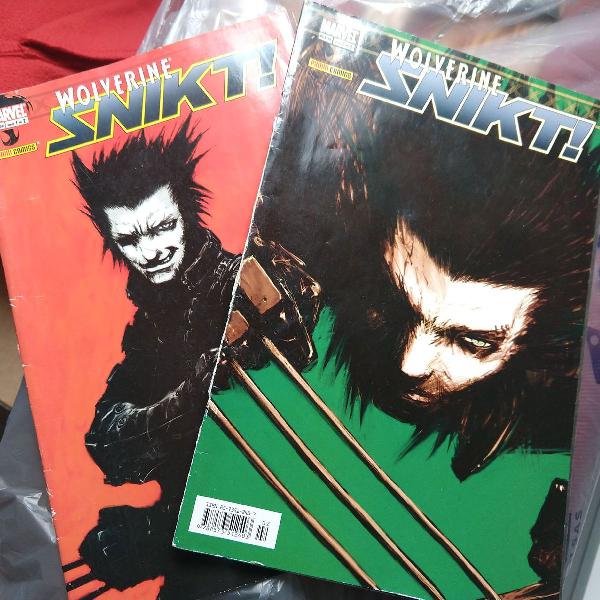 coleção Wolverine Snikt