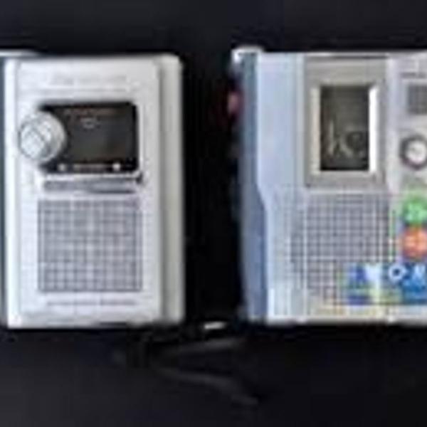 gravador 2 panasonic modelo rq-l-11 e sony model tcm 200 dv