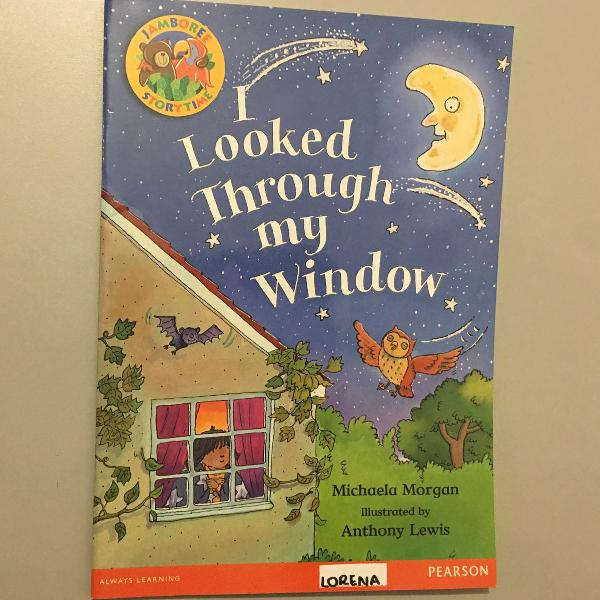 i looked through my window livro em inglês infantil