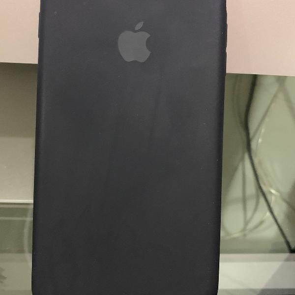 iphone 7 plus case silicone preta
