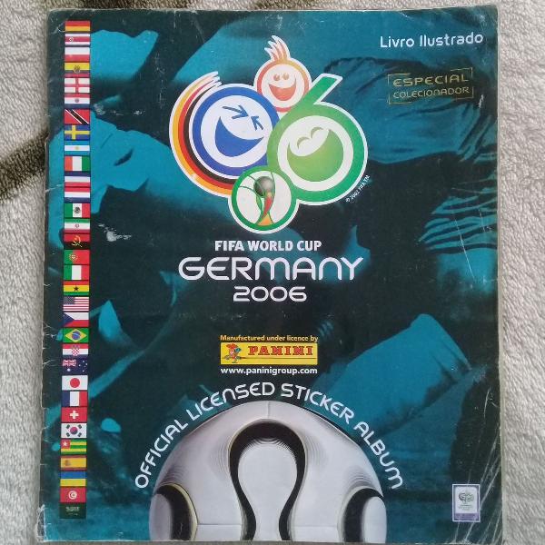 lbum de figurinhas da copa do mundo 2006 - editora panini