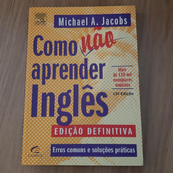 livro "como não aprender inglês"