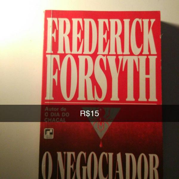 livro de frederick forsyth "o negociador"