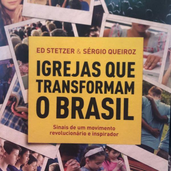 livro igrejas que transformam o Brasil