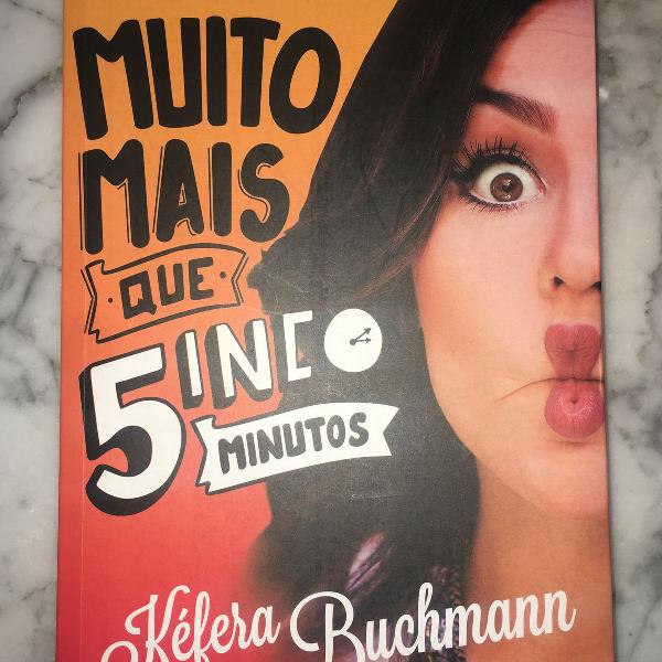 livro muito mais que cinco minutos kéfera