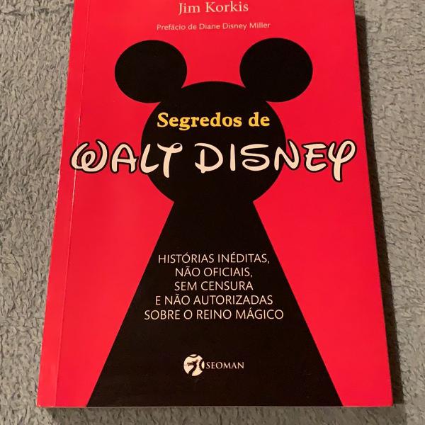 livro segredos de walt disney