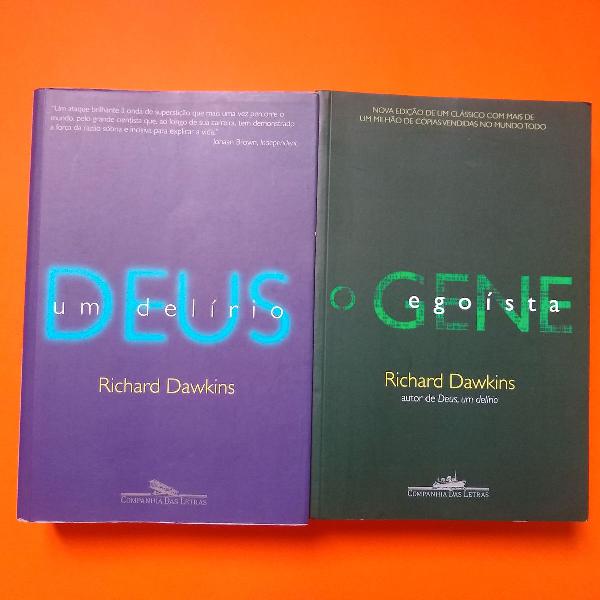 livros deus um delírio e o gene egoísta Richard dawkins