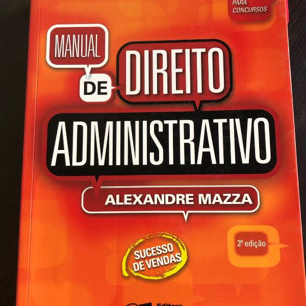 manual de direito administrativo alexandre mazza