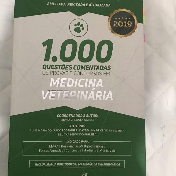 1000 questões de medicina veterinária