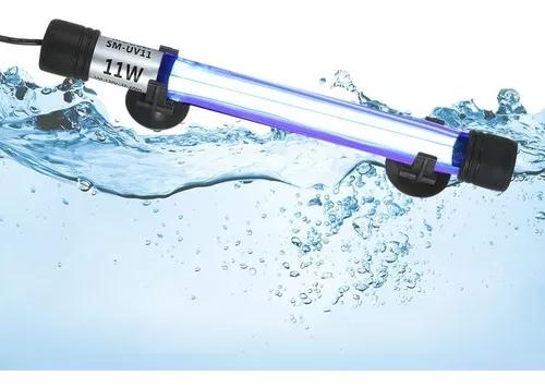 11w Uv Esterilização Lâmpada Luz Submersível