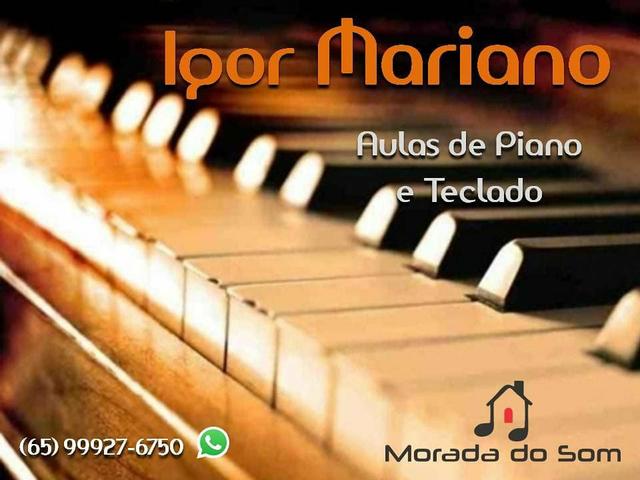 Aulas de teclado e piano popular